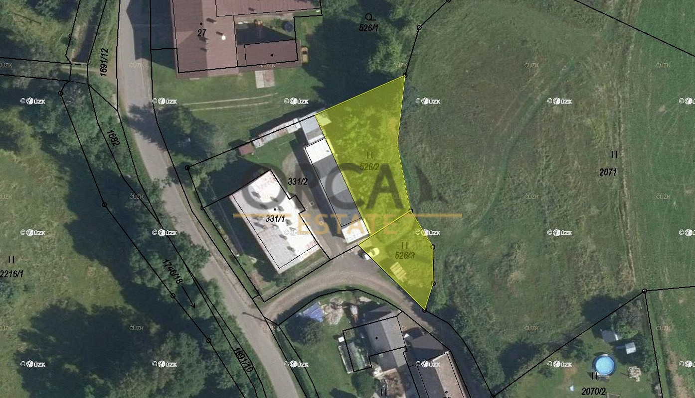 Prodej louky 705 m²