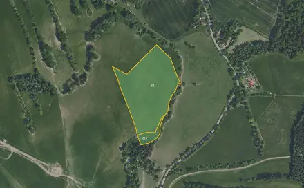 Prodej louky 32 080 m², Krňany, okres Benešov