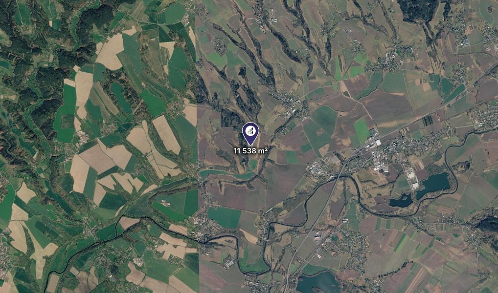 Prodej pole 11 538 m², Loukov – náhled fotky 2