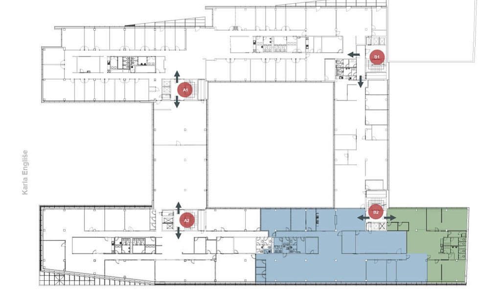 Pronájem kanceláře 234 m², Praha – náhled fotky 3