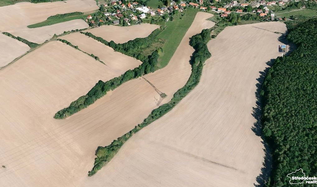 Prodej pole 11 541 m², Hvozdnice – náhled fotky 3