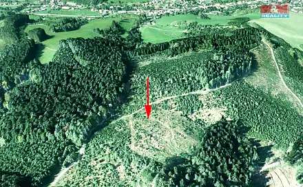 Prodej lesa 12 578 m², Lhota u Vsetína, okres Vsetín
