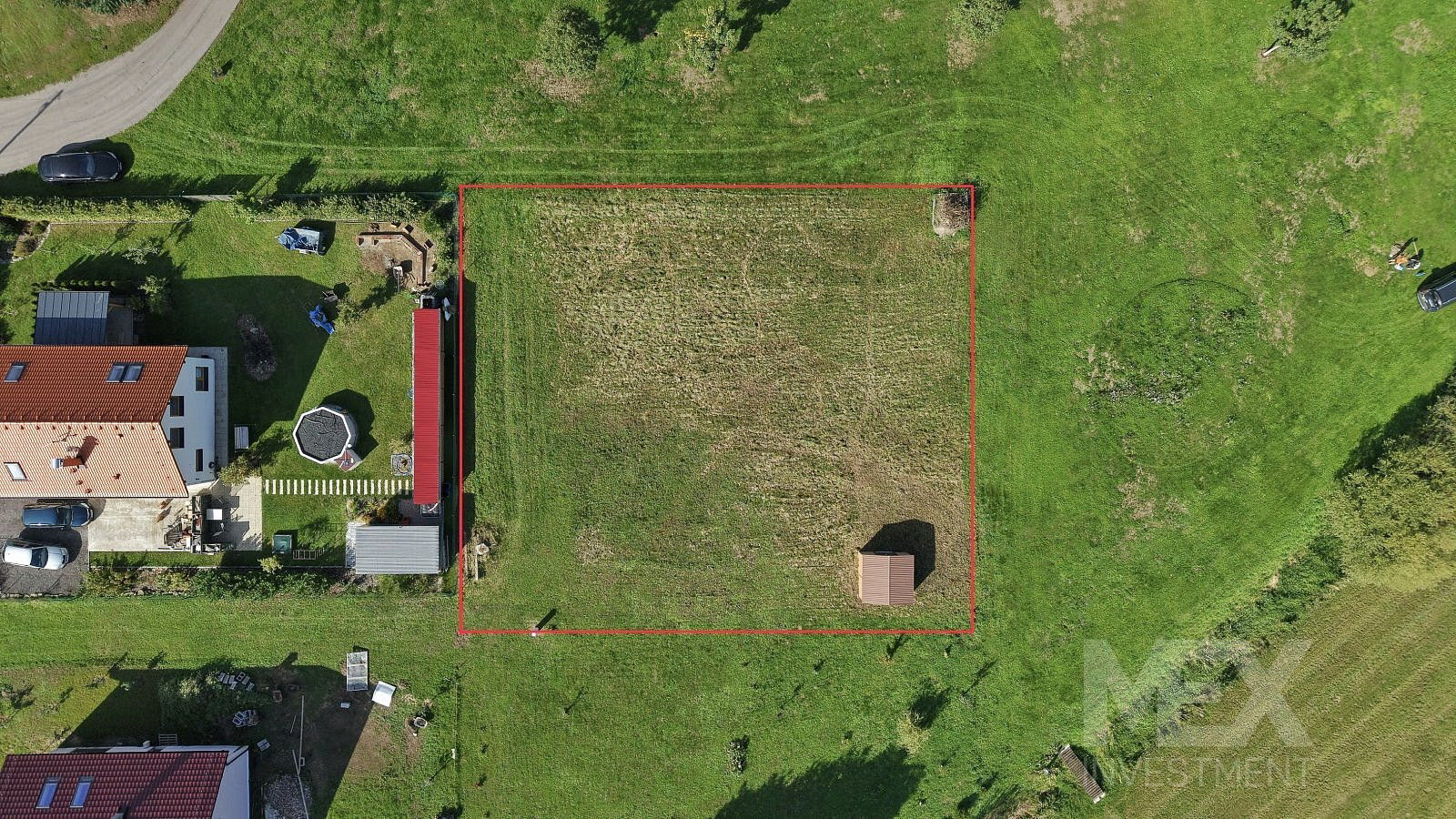 Prodej stavebního pozemku 999 m² – fotografie 3