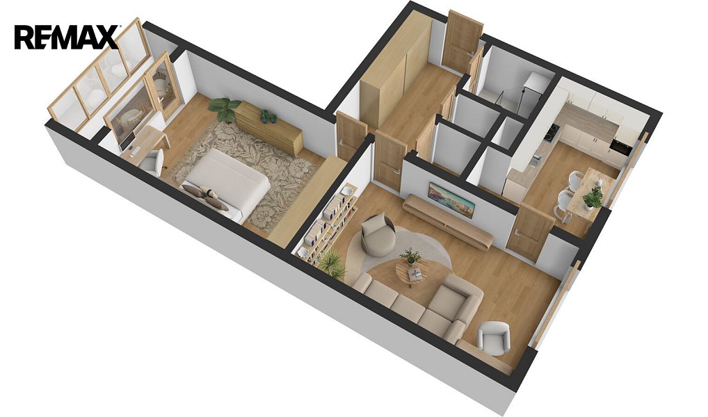 Prodej bytu 2+1 61 m², Hradec Králové – náhled fotky 3
