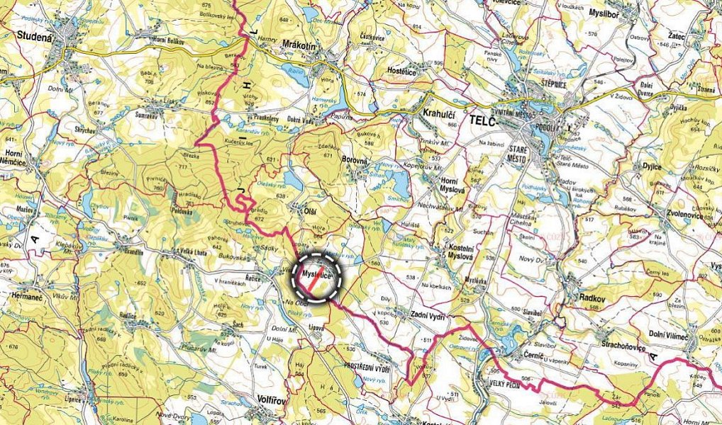 Prodej stavebního pozemku 13 776 m², Mysletice – náhled fotky 5