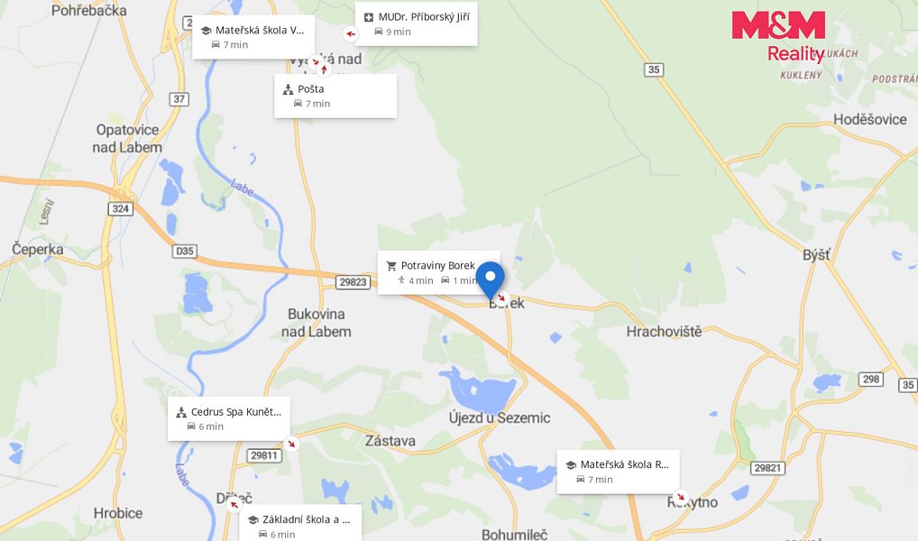 Prodej stavebního pozemku 1 034 m², Borek – náhled fotky 9