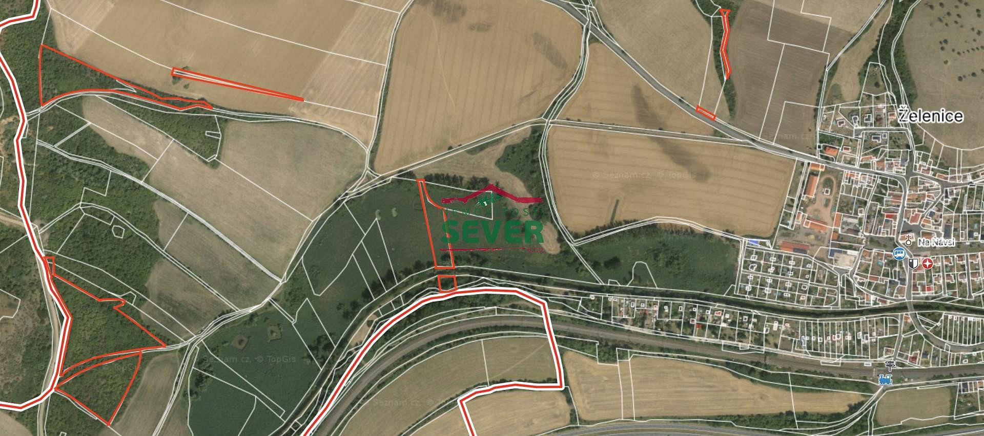 Prodej pozemku 44 621 m² – pohled 2