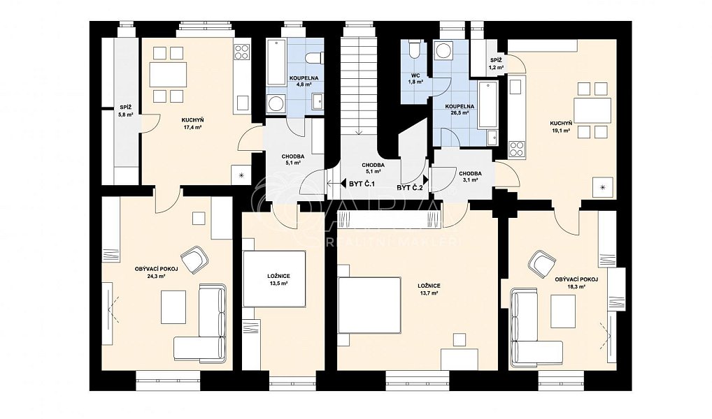 Prodej domu 287 m² s pozemkem 412 m², Postoloprty – náhled fotky 7