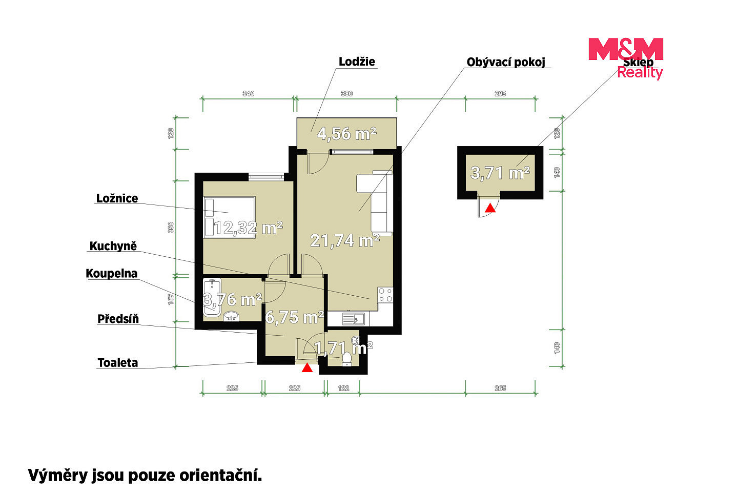Prodej bytu 2+kk 47 m² — photo 5