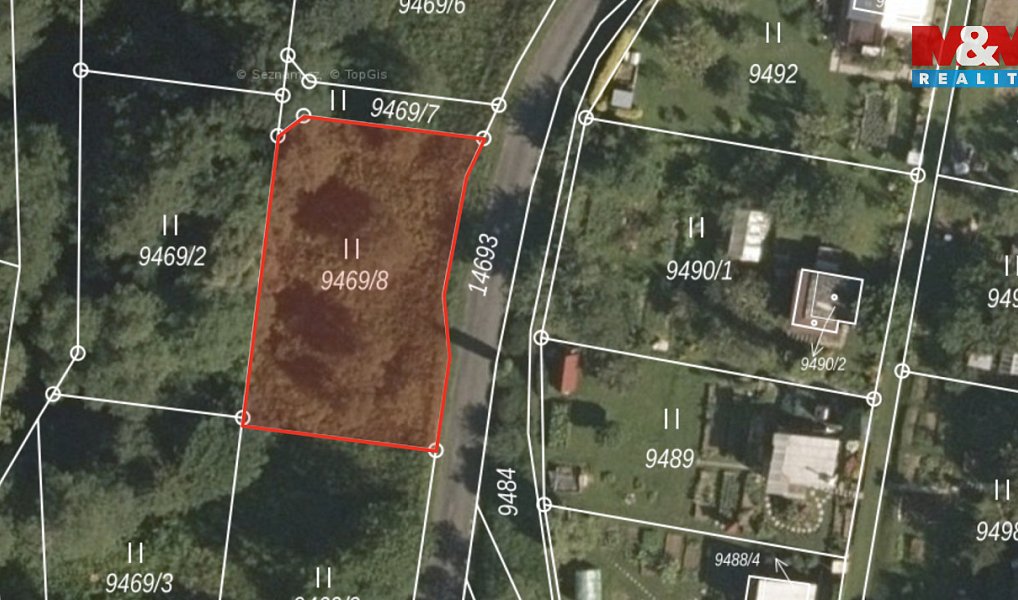 Prodej zahrady 451 m², Vsetín – náhled fotky 3