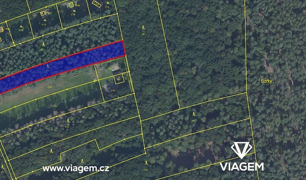 Prodej zahrady 1 537 m², Kolín – náhled fotky 4