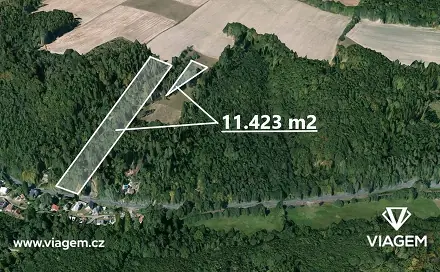 Prodej lesa 11 423 m², Horní Lhota, okres Ostrava-město