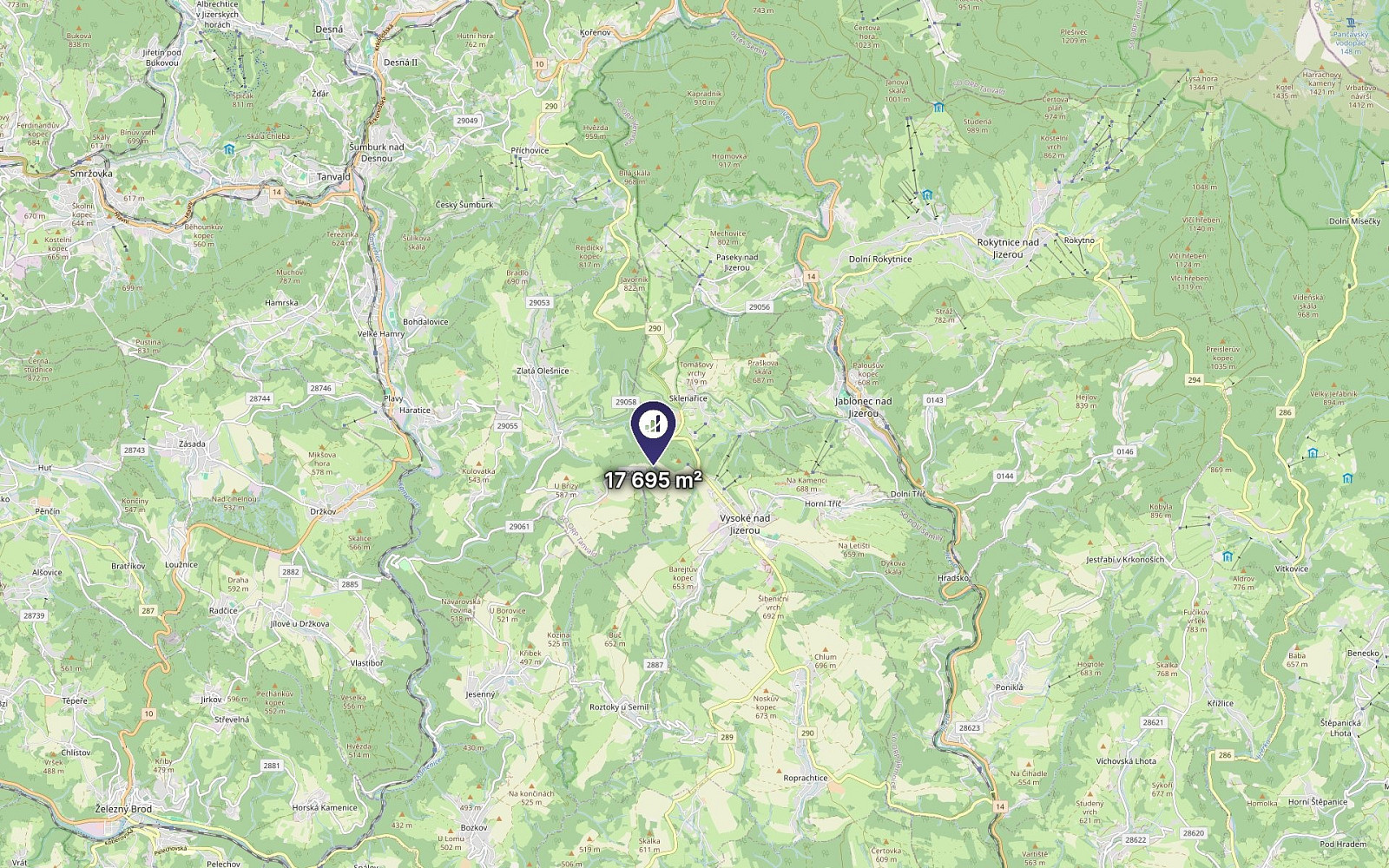 Prodej pole 1 475 m² – fotografie 3
