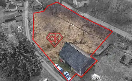Prodej stavebního pozemku 2 822 m², Stašov, okres Svitavy