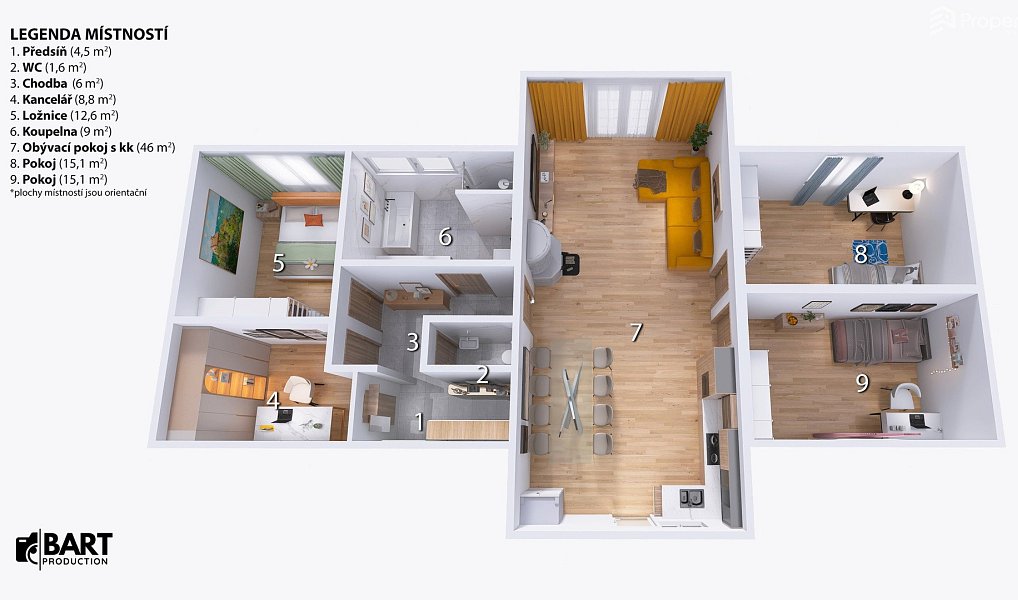 Prodej domu 119 m² s pozemkem 2 192 m², Hradčany – náhled fotky 4