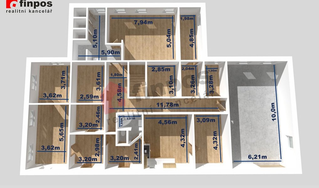 Prodej domu 278 m² s pozemkem 6 879 m², Světlá Hora – náhled fotky 26