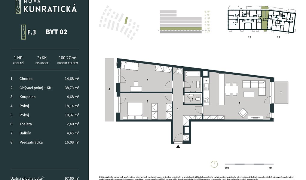 Prodej bytu 3+kk 98 m², Liberec – náhled fotky 2