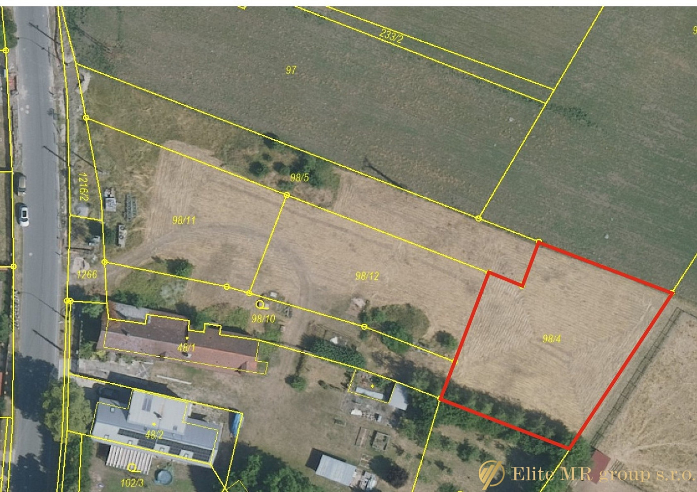 Prodej stavebního pozemku 1 089 m²