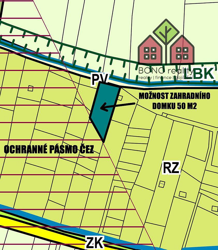 Prodej zahrady 1 950 m² – fotografie 4