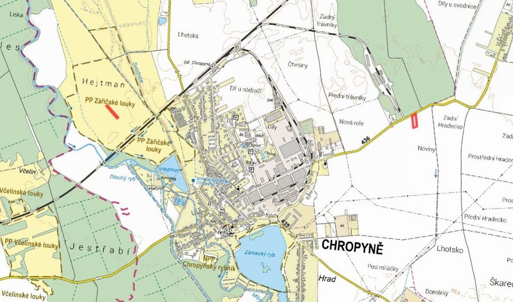 Prodej pole 2 109 m², Chropyně – náhled fotky 2