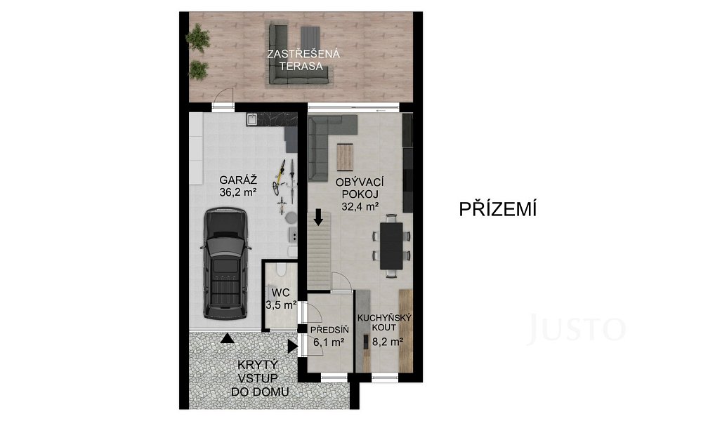 Prodej domu 173 m² s pozemkem 465 m², Písek – náhled fotky 6