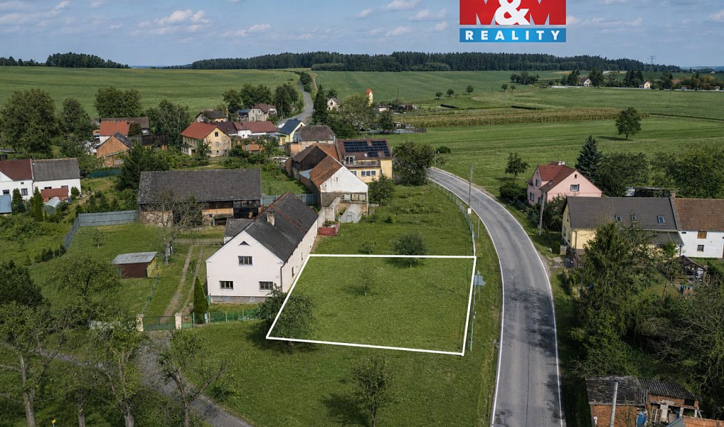 Prodej stavebního pozemku 617 m², Horní Kozolupy – náhled fotky 2