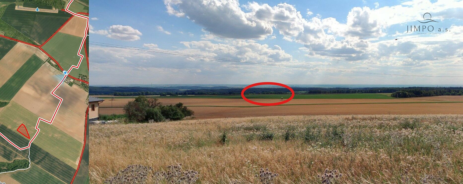Prodej pozemku, 11 527 m² – pohled 3