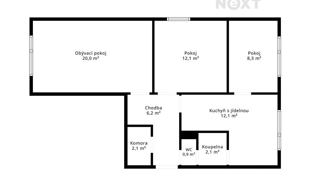 Prodej bytu 3+1 65 m², Jičín – náhled fotky 11