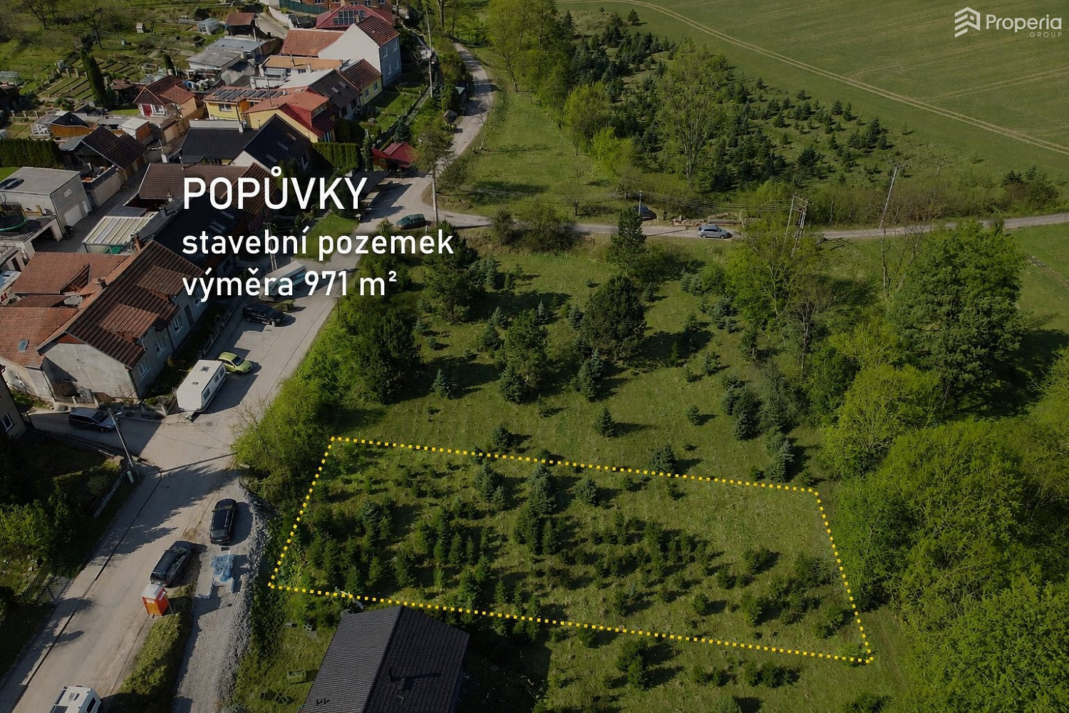 Prodej stavebního pozemku 971 m²