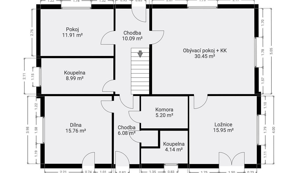 Prodej domu 227 m² s pozemkem 805 m², Dolní Branná – náhled fotky 17