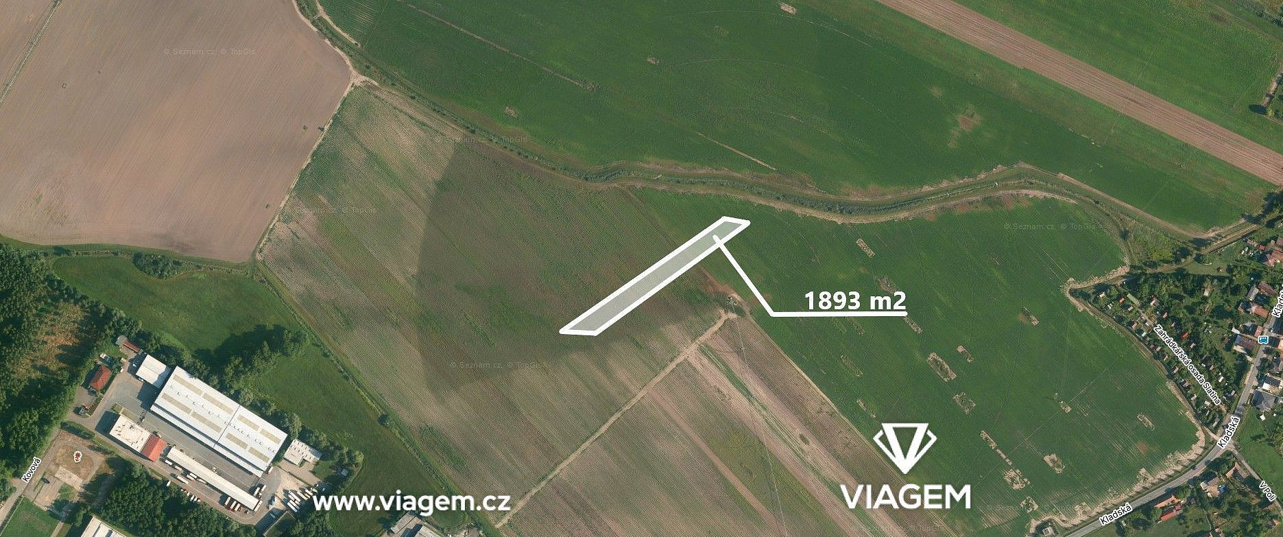 Prodej pole 1 893 m² – fotografie 2