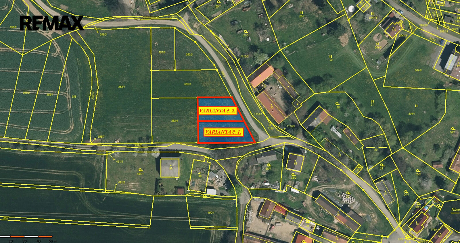 Prodej stavebního pozemku 509 m²