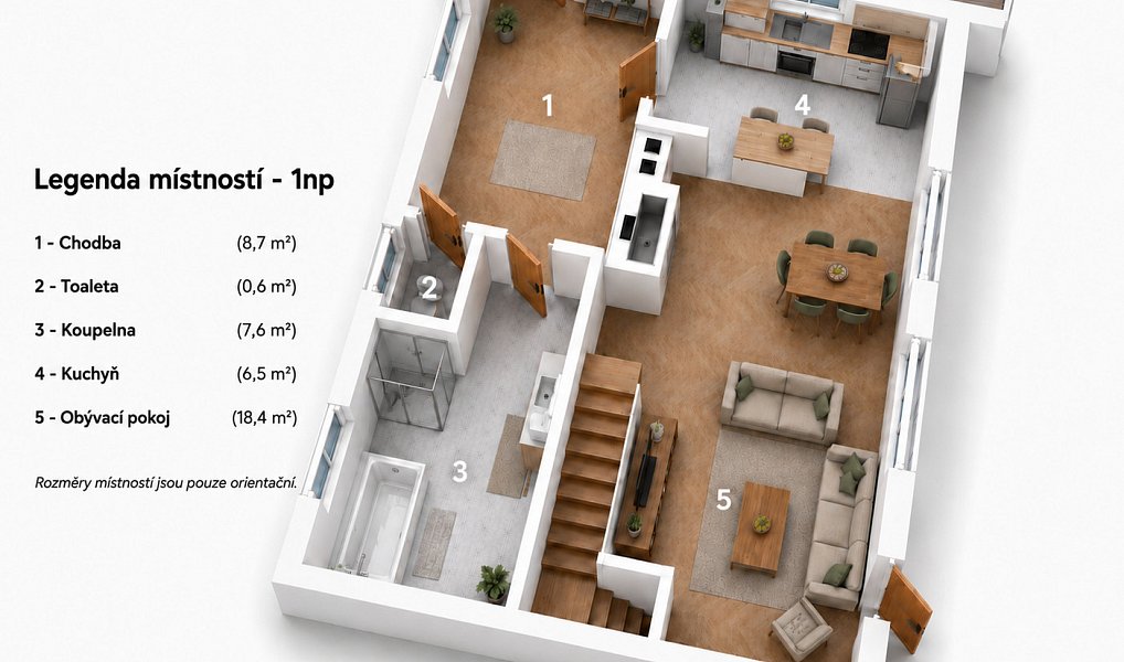 Prodej domu 84 m² s pozemkem 520 m², Ondřejov – náhled fotky 20