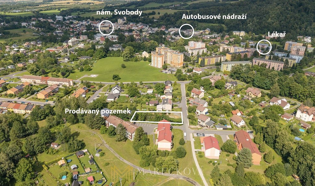 Prodej stavebního pozemku 1 251 m², Zlaté Hory – náhled fotky 15