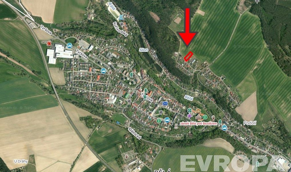 Prodej stavebního pozemku 2 434 m², Bělá pod Bezdězem – náhled fotky 5