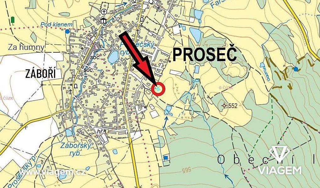 Prodej stavebního pozemku 249 m², Proseč – náhled fotky 5