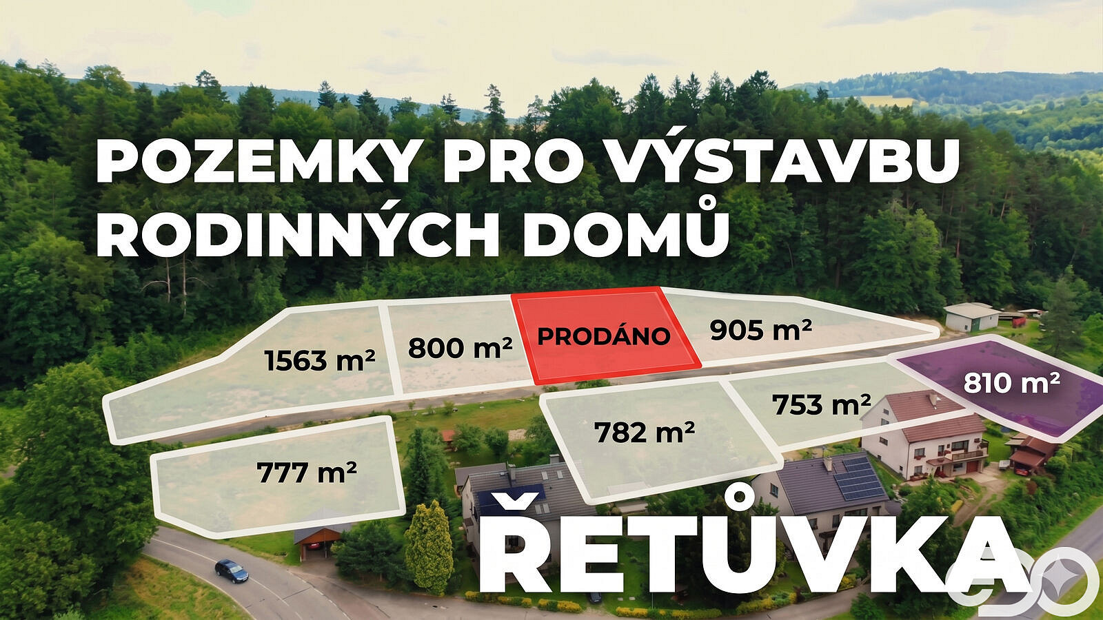 Prodej stavebního pozemku 810 m²