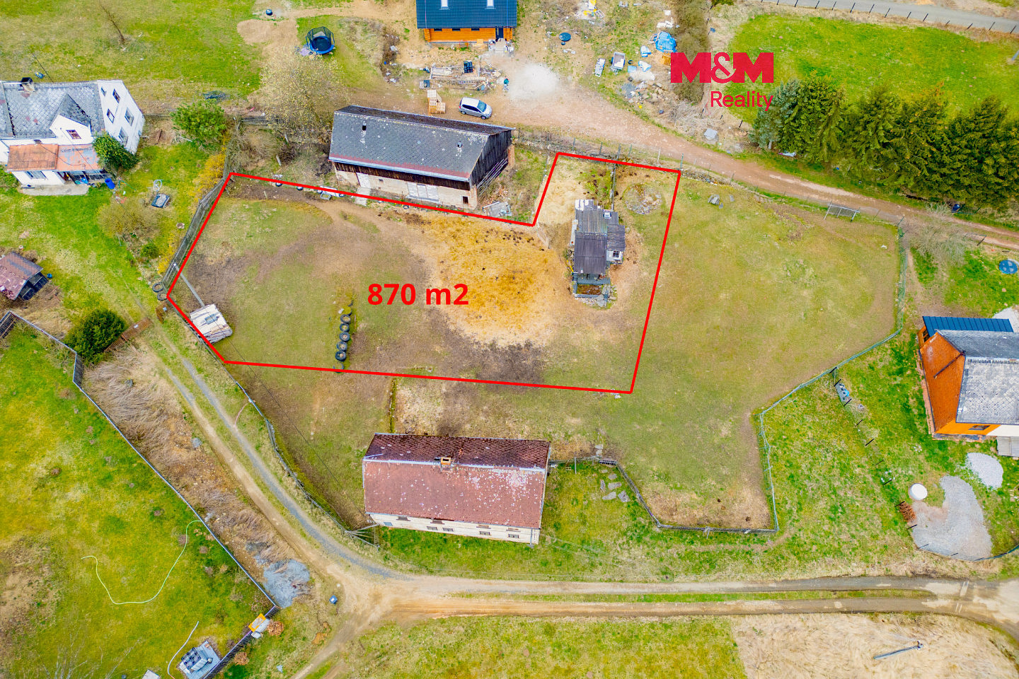 Prodej stavebního pozemku 870 m²