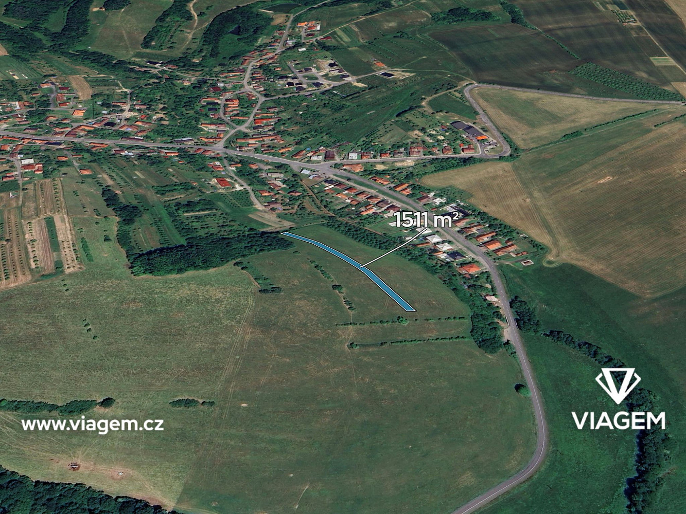 Prodej pole 1 511 m², Vysoké Pole