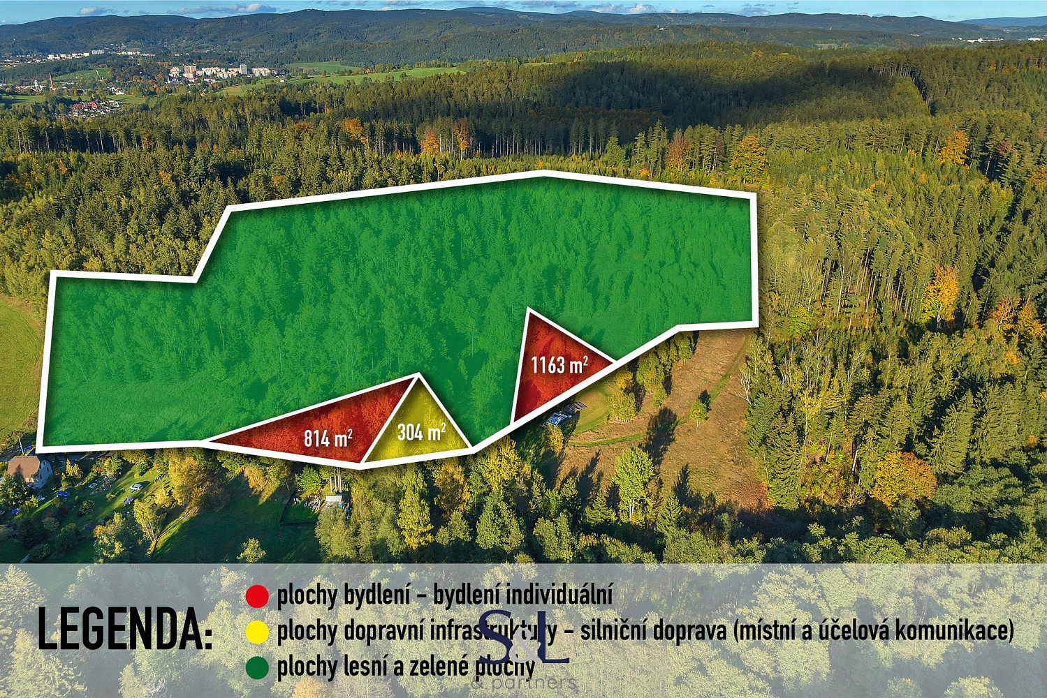 Prodej stavebního pozemku 36 716 m², Dlouhý Most