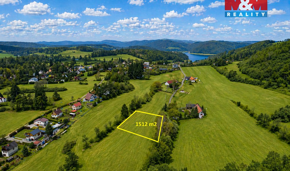 Prodej stavebního pozemku 1 512 m², Milešov – náhled fotky 2