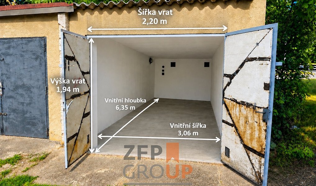 Prodej garáže 19 m2, Brno, Brno – náhled fotky 2