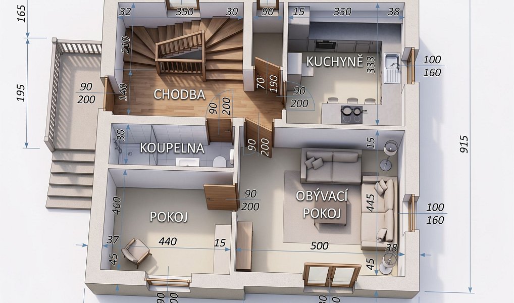 Prodej domu 119 m² s pozemkem 397 m², Adamov – náhled fotky 32