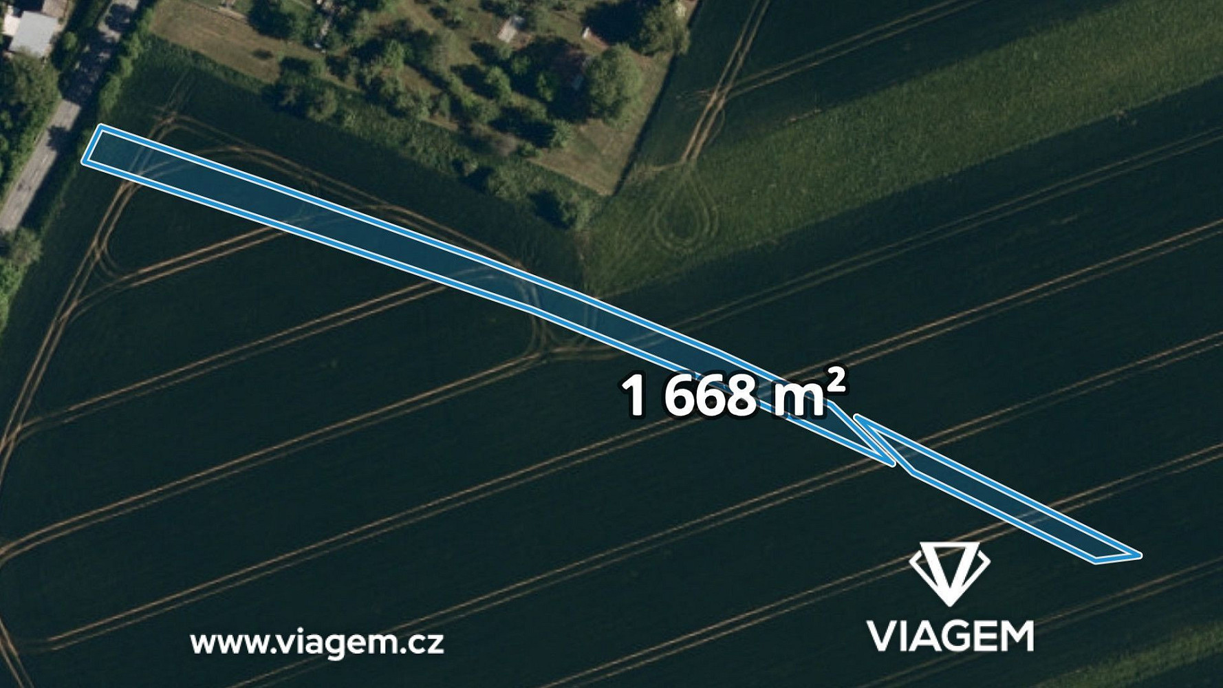Prodej pole 834 m²