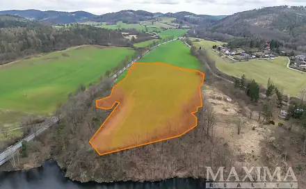 Prodej pole 34 543 m², Hřiměždice - Vestec, okres Příbram