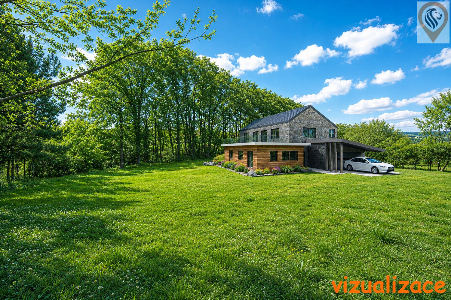 Prodej stavebního pozemku 2 410 m² – fotografie 3