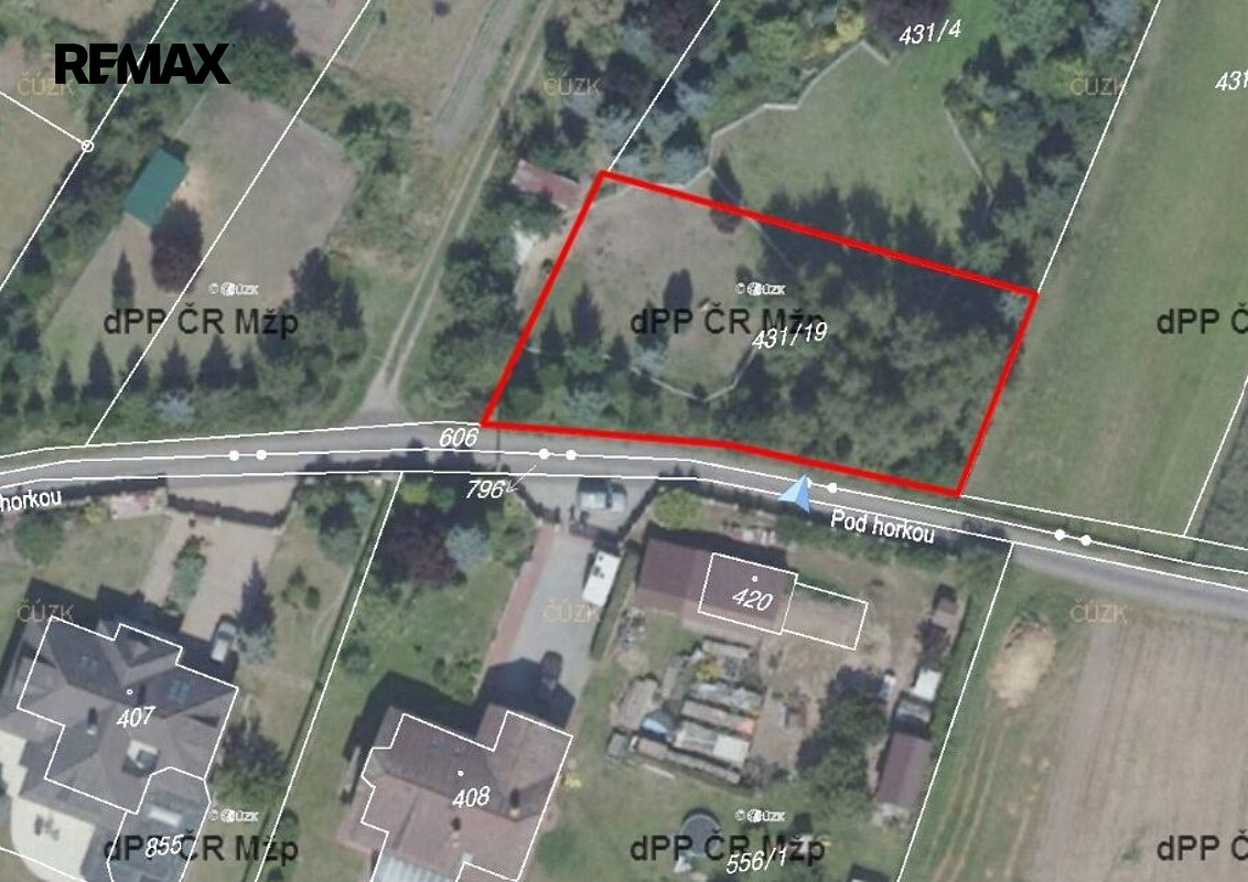 Prodej stavebního pozemku 934 m²