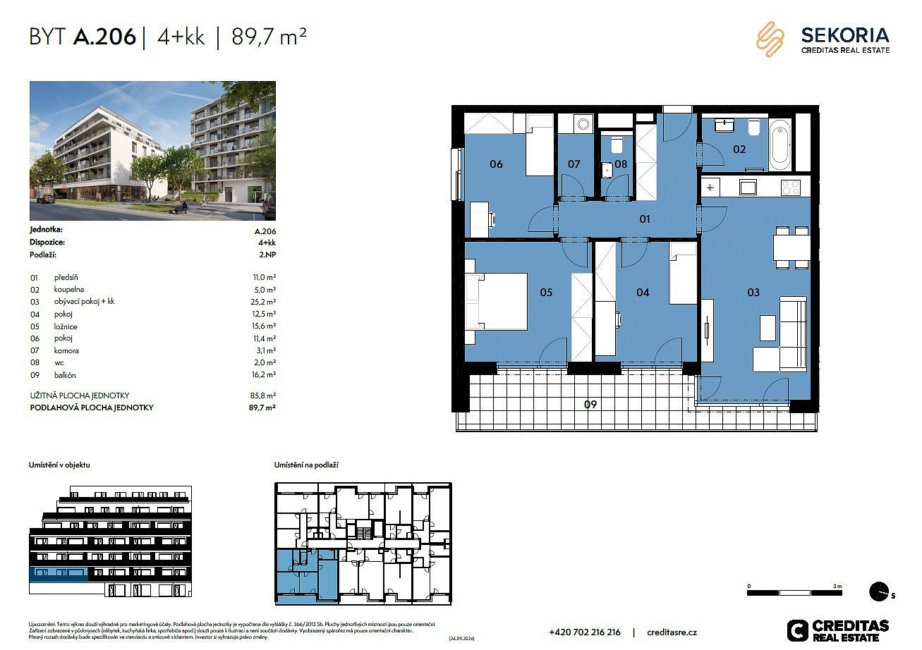 Prodej bytu 4+kk 86 m² – fotografie 5