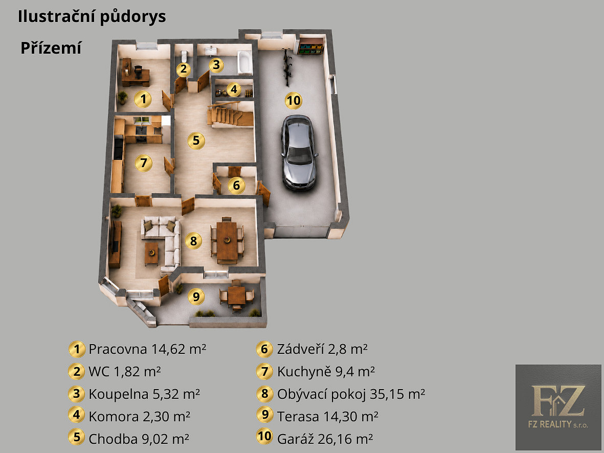 Prodej domu 159 m² s pozemkem 612 m² – fotografie 3