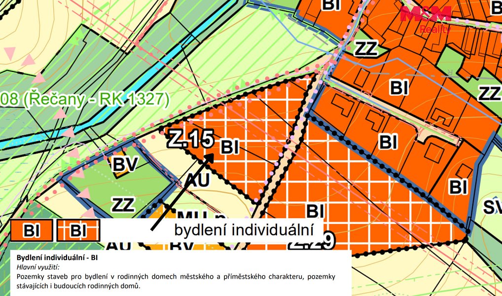 Prodej stavebního pozemku 978 m², Zdechovice – náhled fotky 3